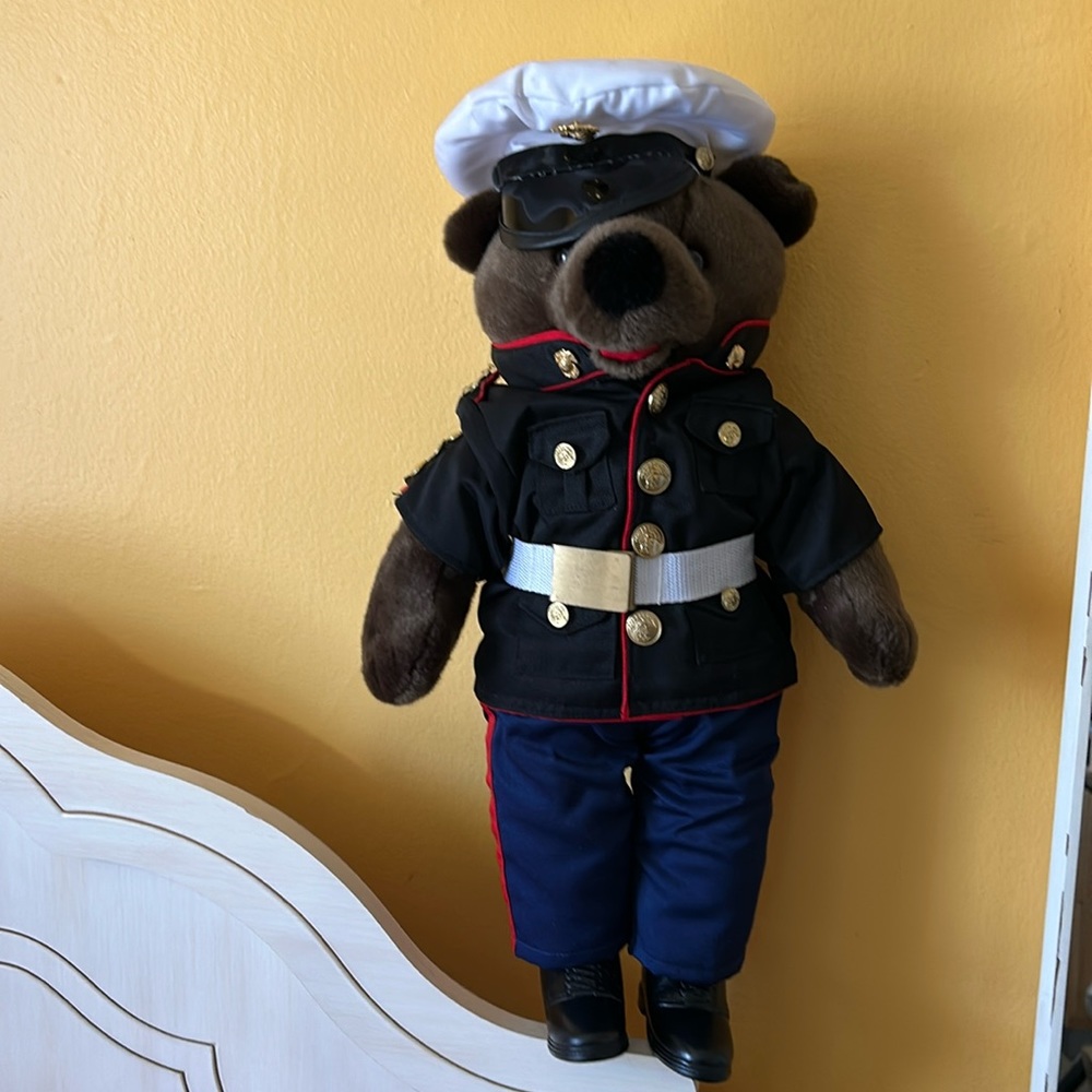 Marines Military Bear